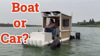 DIY Solar-Powered Boat-Car: The Ultimate Road & Water Adventure Vehicle!