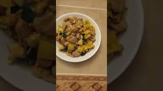 DIY Chinese food, Stir-Fried Chicken with Cashew nuts (2) #shorts