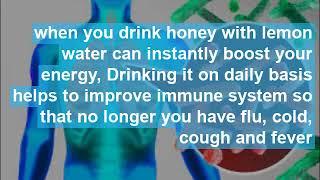 Benefits of drinking honey with warm water