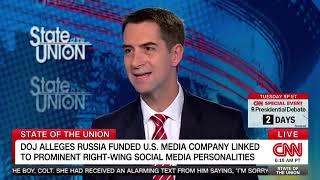 September 8, 2024: Tom Cotton Joins CNN State of the Union