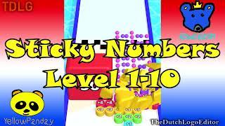 Sticky Numbers  - Level 1 - 10 iOS Dutch Gameplay