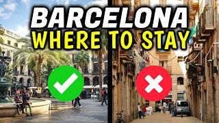 Top 3 BEST and WORST Places to Stay in Barcelona, Spain | Where to Stay in Barcelona