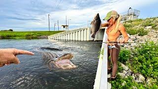 The Most Dangerous Place We've Ever Fished! (Catch & Cook)