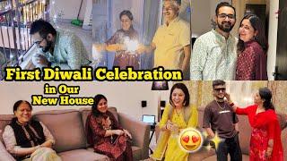 Humari Best Diwali Celebration in New House | Family Reaction on our Diwali Gifts | Happy Diwali 🪔