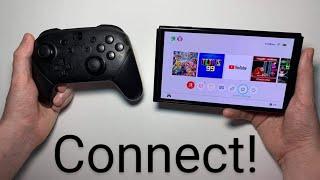 Nintendo Switch / Switch OLED: How to Connect Wireless Controllers (Joy-Con or Pro)