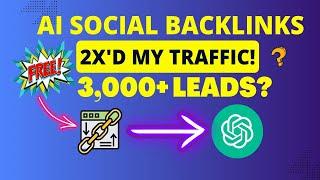 How FREE Social Media Backlinks Doubled My Traffic In 30 Days