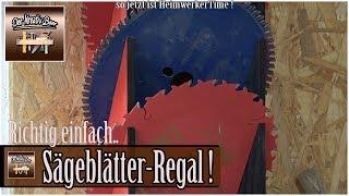 Für die Kreissäge ein Sägeblatt Regal bauen