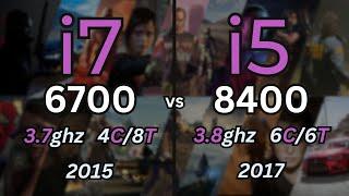 i7 6700 vs i5 8400 Tested in 14 Games (2024) | 1080p