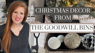 CHRISTMAS DECOR 2023  • GOODWILL BINS • THRIFTING CHRISTMAS DECOR