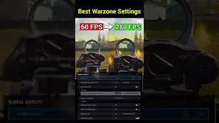 Best Warzone Settings for max FPS and quality!