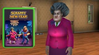 المعلمة الشريرة مرحلة الرقص - مقلب الكرة البنفسجية | Scary Teacher 3D - Scrappy New Year