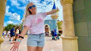 Magic Kingdom! Low Crowds, Classic Rides, New Haunted Mansion Merch & Park Updates!