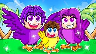 Having A BIRD FAMILY in Roblox!