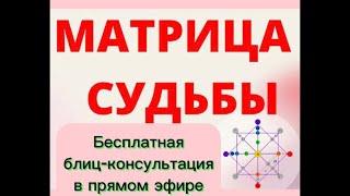 Бесплатная блиц консультация в прямом эфире. Матрица Судьбы диагностика предназначения Татьяна Дивия