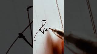 Vicky,, signature || v letter signature style || #shorts #ytshorts#short#viral #video #signature
