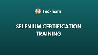 Selenium Certification Training