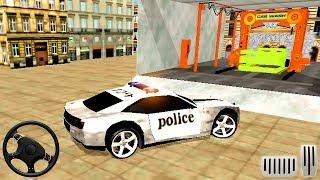 Police Car Wash Service: Police Station Car Parking - Android GamePlay