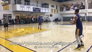 Stephen Curry makes 93 (94?) of 100 (26 in a row straight) 3s at Warriors practice b4 LAC, Feb 2018