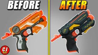 How To Spray Paint Nerf Guns - TUTORIAL - Nerf Firestrike