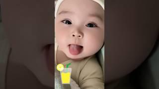 Cute baby say