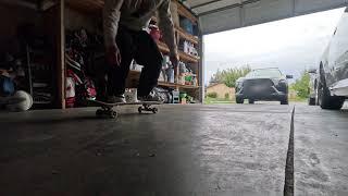 Trying kickflip advice from whythetrick