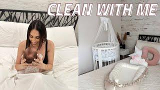 PULIZIE DI CASA QUOTIDIANE CON UNA NEONATA || CLEANING ROUTINE