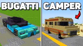 Minecraft: 5 Car & Vehicle Build Hacks!