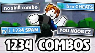 Abusing EVERY 1-2-3-4 Combo in The Strongest Battlegrounds!