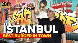 BEST Turkish Street Food | Salt Bae, Baruthane Pilavcisi, Tostçu Mahmut | Istanbul Walking Tour 4K