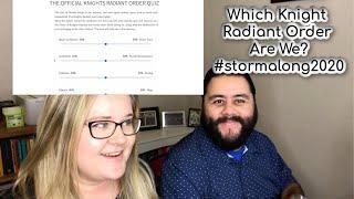 Taking the Knights Radiant Order Quiz | #stormalong2020