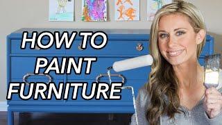 How to Paint Furniture: A Beginner's Guide