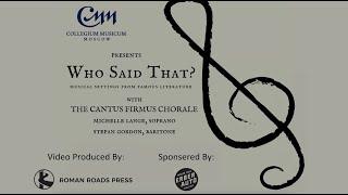 "Who Said That?" • Collegium Musicum Moscow