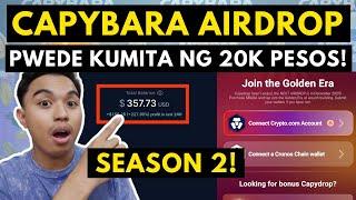 CAPYBARA AIRDROP! PWEDE KUMITA NG 20K PESOS! SEASON 2 IS COMING I CAPYBARA NATION SEASON 2