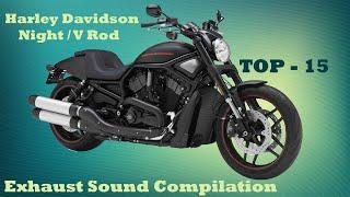 Harley Davidson Night / V Rod best exhaust sounds. Top 15