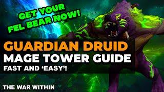 The Complete Guardian Druid Mage Tower Guide | Quick & Easy | The War Within