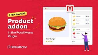 How to Add Product addon in the Food Menu Plugin