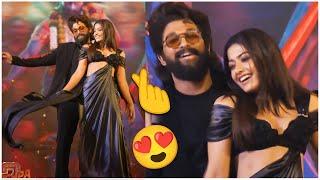 Allu Arjun & Rashmika Mandanna's Electrifying 'Sooseki' Dance at Pushpa 2 Mumbai Press Meet | TFPC