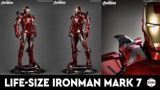 Avengers Iron Man Mark 7 Life-Size Statue by Queen Studios Dreambox Preview EP 18 #Marvel #Avengers