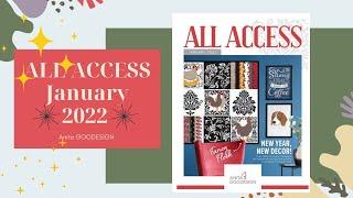 OML Embroidery live! Anita Goodesign All Access JANUARY 2022(machine embroidery)