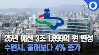 25년 예산 3조 1,899억 원 편성 수원시, 올해보다 4% 증가