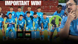 India u17 vs Turkmenistan u17 1-0 | Reaction | u17 afc qualifiers!