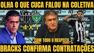 COLETIVA DE CUCA POS JOGO GALO 4X1 MANAUS / GALO VIROU SELEÇÃO  NOTICIAS DO ATLETICO MINEIRO HOJE