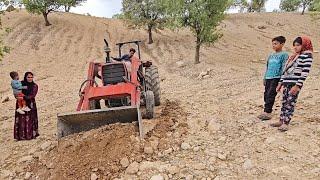 "Building a New Home: A Tractor's Journey to a Nomadic Family"