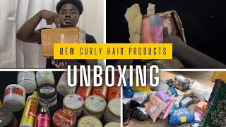 Unboxing NEW Curly Hair Products + Pickup Vlog