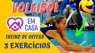 TREINO DE DEFESA EM CASA | VOLEIBOL