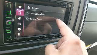 Pioneer reverse camera option