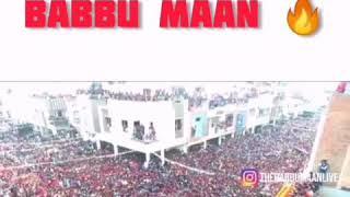 Babbu maan create a history( highest crowd in punjab) ft: karan aujla song