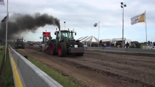 Fendt 824 tractorpulling Hoogblokland 2015