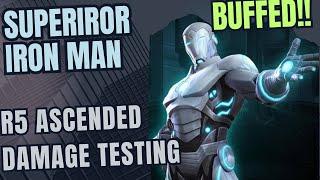 BUFFED Superior Iron Man Rank 5 Ascended Damage Testing