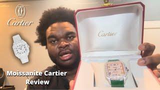 Cartier Santos Moissanite Watch Review + Diamond Test